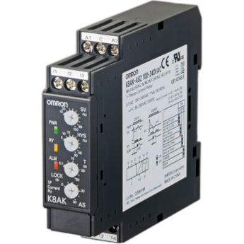 Реле измерительное OMRON K8AK-AS DIN-рейка Высокая