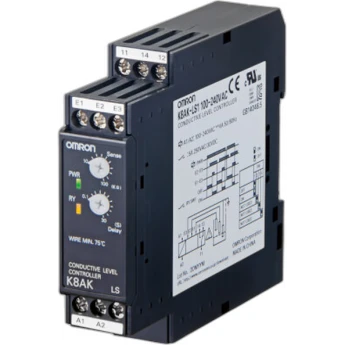 Реле контроля протечек OMRON K8AK-LS 100-240 В и 20.4-26.4 В DIN-рейка