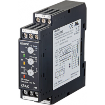 Реле измерительное OMRON K8AK-PM DIN-рейка Высокая