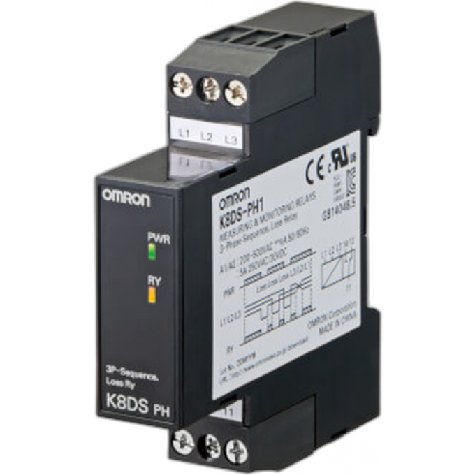Реле измерительное OMRON DIN-рейка Высокая K8DS-PH