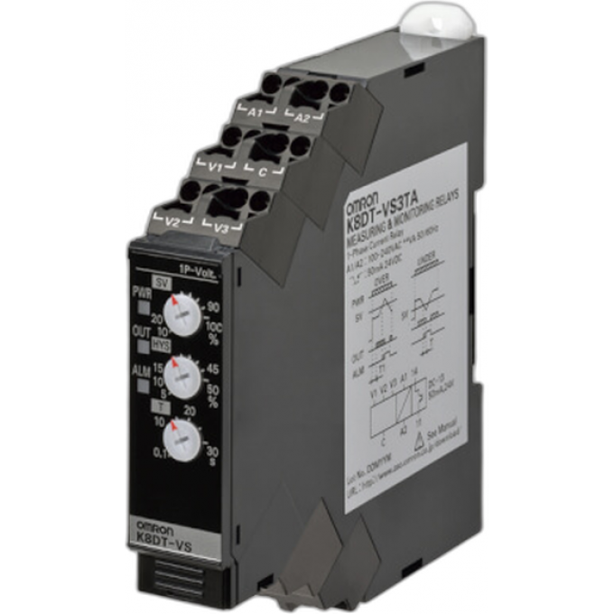 Реле измерительное OMRON DIN-рейка K8DT-VS