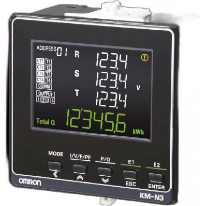 Устройство мониторинга потребления энергии OMRON 173–480 Панельный KM-N3-FLK